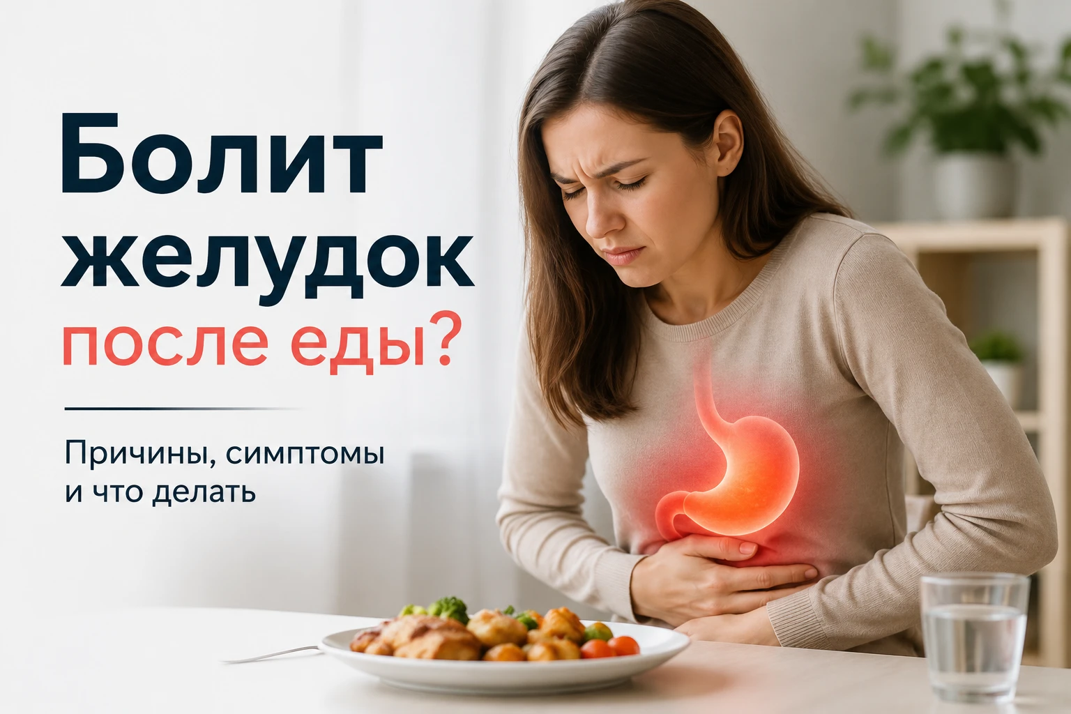 болит желудок после еды